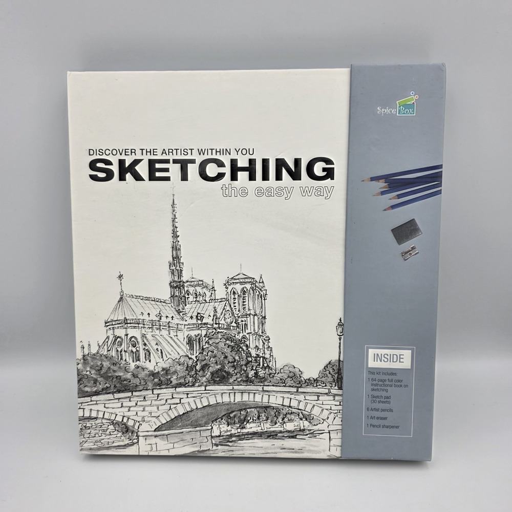 Sketching The Easy Way- Discover the Artist Within You- Kit By Spice Box